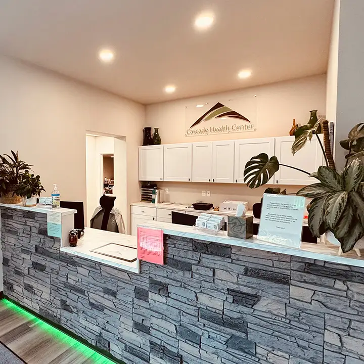 Cascade Health Center Reception Area